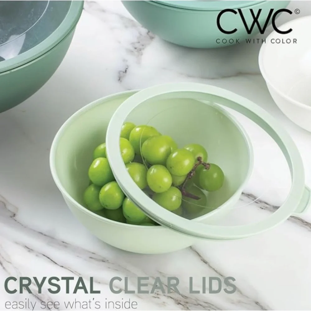 CWC Mixing Bowl Set with Lids - Picture 5 of 6